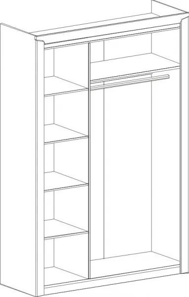 Шкаф трехдверный "Соренто" спальня